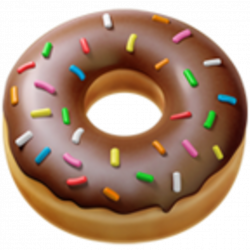 iphone emoji food donut - Sticker by Catarina Yoongi