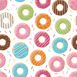 Free Doughnut Digital Paper- Multi Color Pack! - Free Pretty Things ...