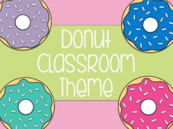 Donut Classroom Theme | third grade room | Classroom themes ...