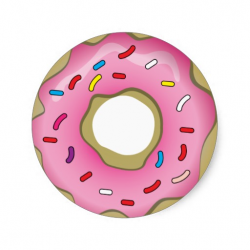 Free Chocolate Donut With Sprinkles, Download Free Clip Art ...