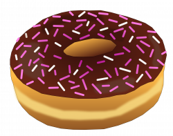 Clipart - Pink Donut 2