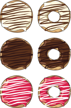 Donut Printable Stickers | Free Printable Papercraft Templates