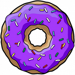 scpurple dona purple morado donut...