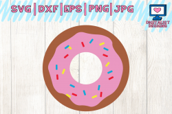 donut svg, sprinkles svg, donut clipart, doughnut svg, sprinkles doughnut,  svg for cricut design space, svg files, silhouette, vector