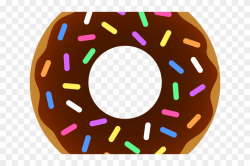 Doughnut Clipart Chocolate Donut - Transparent Background ...