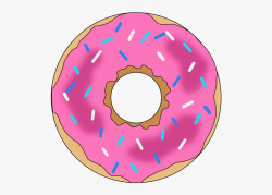 Donuts Clipart Dessert - Pink Donut Clip Art , Transparent ...