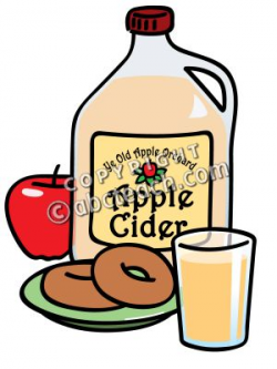 Apple Cider And Donuts Clipart