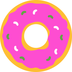 Donut PNG Image Without Background | Web Icons PNG