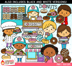 Donut Shop Clip Art | accessories | Donut shop, Donuts, Shopping