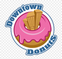 Donuts Clipart Food Taste - Downtown Donuts - Png Download ...