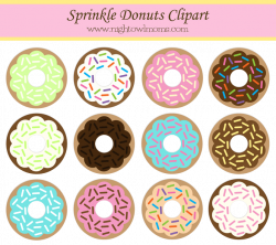 Free Sprinkle Donut Clipart ⋆ Night Owl Moms