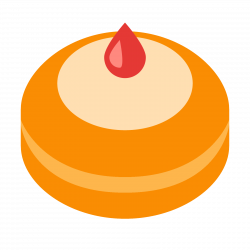 Hanukkah Donut Icon - free download, PNG and vector