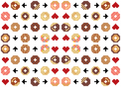 Secret Donut Code wallpaper - mayenedesign - Spoonflower