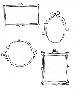 10 Free PNG Doodle Frame Blog Boards - dlolleyshelp
