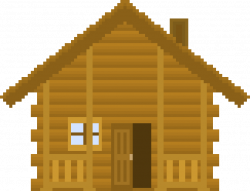 Log Cabin(Door Opening) | Pixel Art Maker