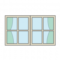 Window | Curtain | Free illustration | Distribution site | Clip art
