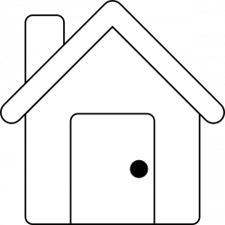 Outline Of Simple House Clip Art at Clker.com - vector clip art ...