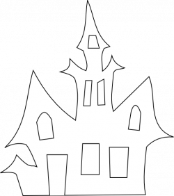 Scary House Silhouette Clip Art at Clker.com - vector clip art ...