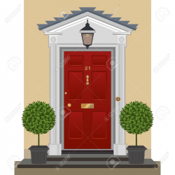 Cartoon Front Door Clipart, House Pic Sales 6721 (Doors ...