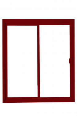 allsco-endura-patio-door-grenadine-red - Allsco Windows & Doors