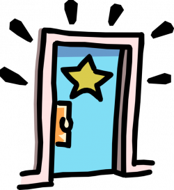 Star's Dressing Room - Vector Image