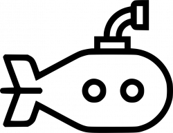 Submarine Submersible Ship Boat Svg Png Icon Free Download (#561417 ...