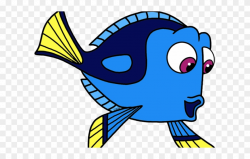 Dory Butterflyfish Clipart Fish Transparent Png - AZPng
