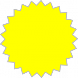 Yellow Burst Clip Art at Clker.com - vector clip art online, royalty ...