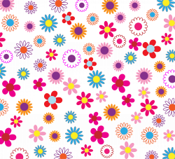 Colorful Floral Pattern Background by @GDJ, PDP, on @openclipart ...