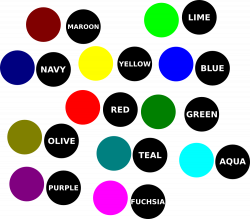 OnlineLabels Clip Art - Color Dot