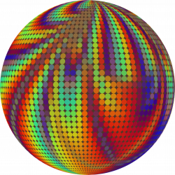 Clipart - Fractal Dots 5 Sphere