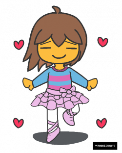 Undertale - Frisk and her tutu (animated) by Purple-Neon on DeviantArt
