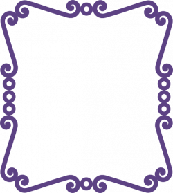 Scrolly Frame New Purple Clip Art at Clker.com - vector clip art ...