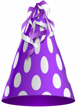 Party Hat Purple Transparent Clip Art | Gallery Yopriceville - High ...