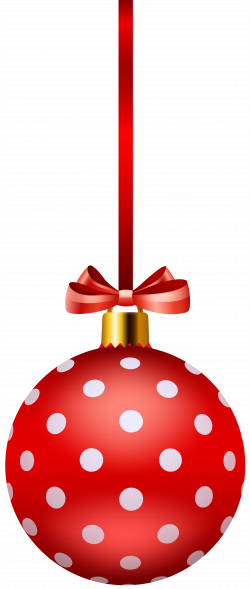 Red Christmas Ball PNG Transparent Clip Art | Gallery Yopriceville ...