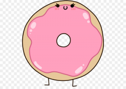 Anime Pink Donut PNG Donuts Frosting & Icing Clipart ...