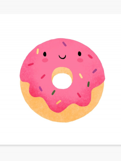 Happy donut | Canvas Print