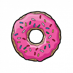 sprinkles donut pinkdonut sticker...