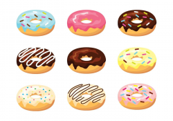FREE DOWNLOAD - Free vector downloads - Delicious Donuts ...