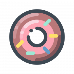 Cherry Donut Icon - free download, PNG and vector