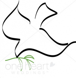 Olive Branch Clipart | Wedding Dove Clipart