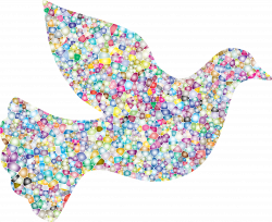 Clipart - Sweet Tiled Peace Dove