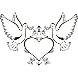 Wedding Doves Clipart | Free download best Wedding Doves ...