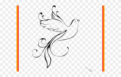 Peace Dove Clipart Kalapati - Tattoo Colombe Design - Png ...
