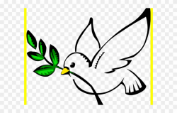 Download Free png Peace Dove Clipart Rest In Peace Olive ...