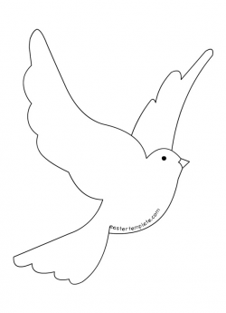Flying dove clip art easter template - Cliparting.com