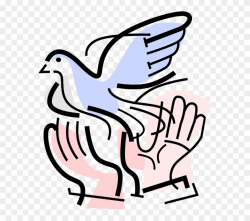 Hands Release Symbolic Dove Clipart (#2753952) - PinClipart