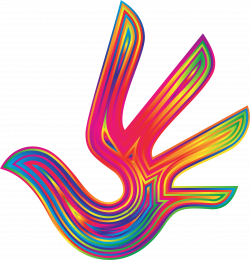 Clipart - Flaming Dove Hand