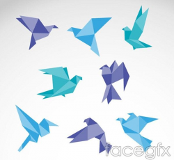 Creative origami bird vector | low poly | Origami dove ...