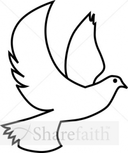 Holy Spirit Dove Clipart Black And White | Clipart Panda ...